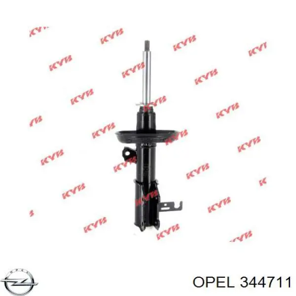 344711 Opel amortiguador delantero derecho