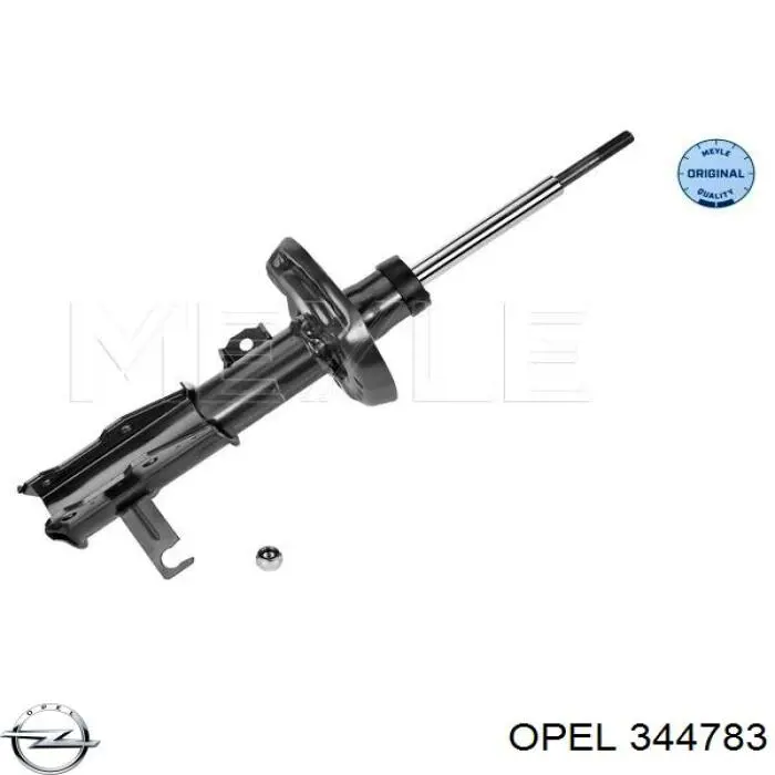 344783 Opel amortiguador delantero derecho