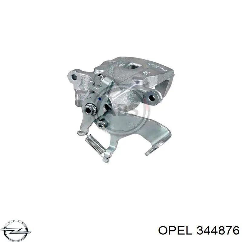 344876 Opel amortiguador delantero derecho