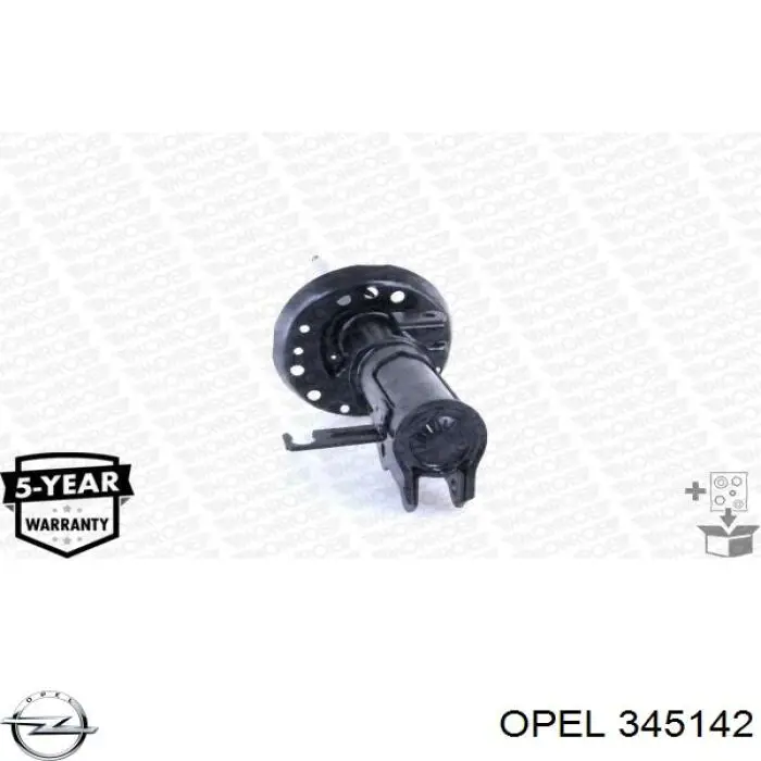 345142 Opel amortiguador delantero derecho