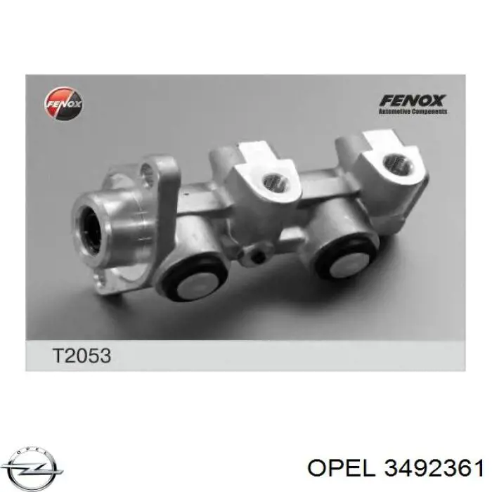 3492361 Opel Cilindro principal de frenos