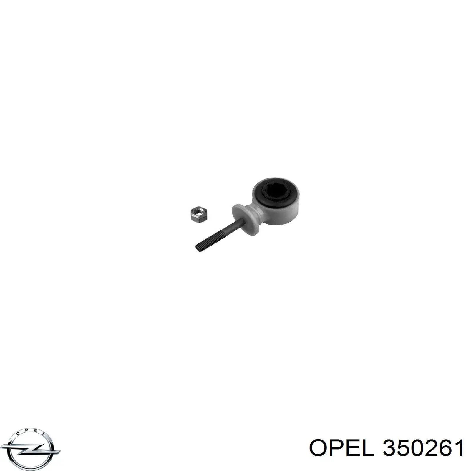 350261 Opel soporte de barra estabilizadora delantera