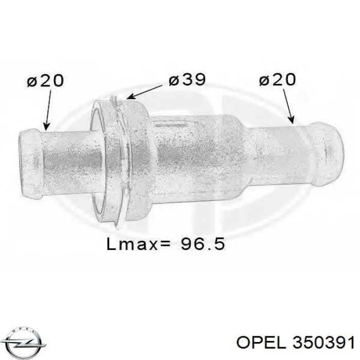 Buje estabilizador delantero inferior Opel 350391 precio, desde 4,53 EUR