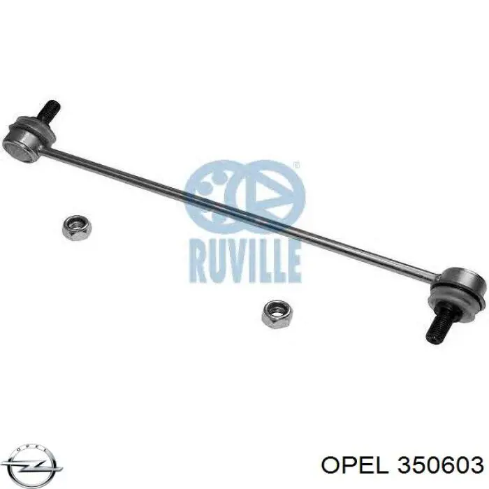 350603 Opel soporte de barra estabilizadora delantera