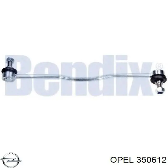 350612 Opel soporte de barra estabilizadora delantera