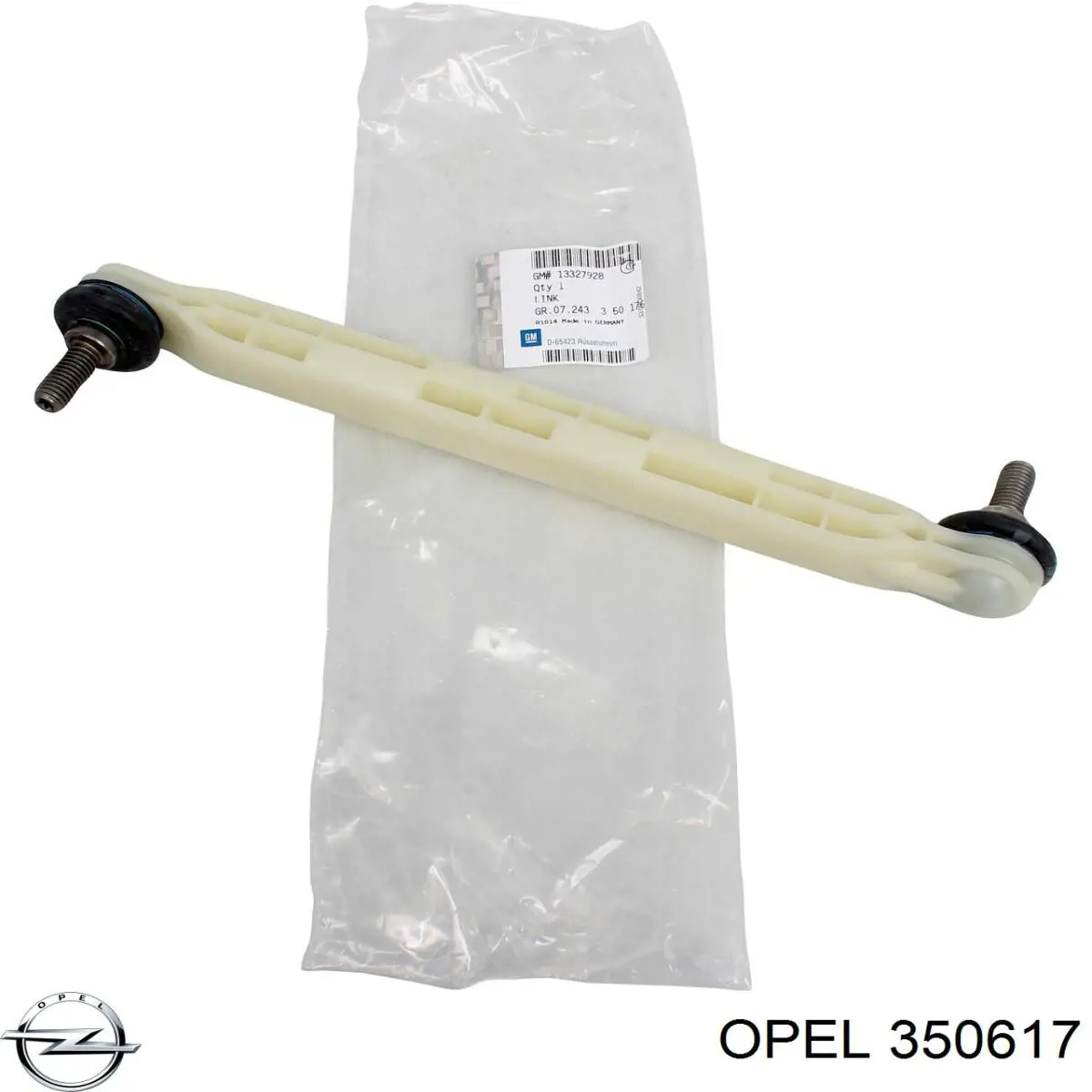 Bieleta estabilizadora delantera 350617 Opel