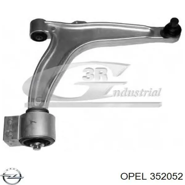 352052 Opel barra oscilante, suspensión de ruedas delantera, inferior derecha