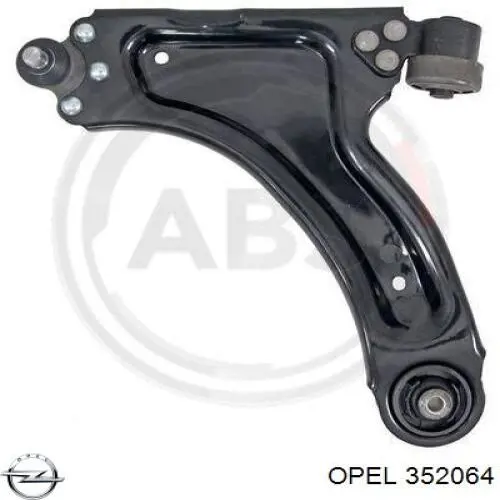 Comprar 352064 Opel Brazo inferior izquierdo de la suspensión delantera