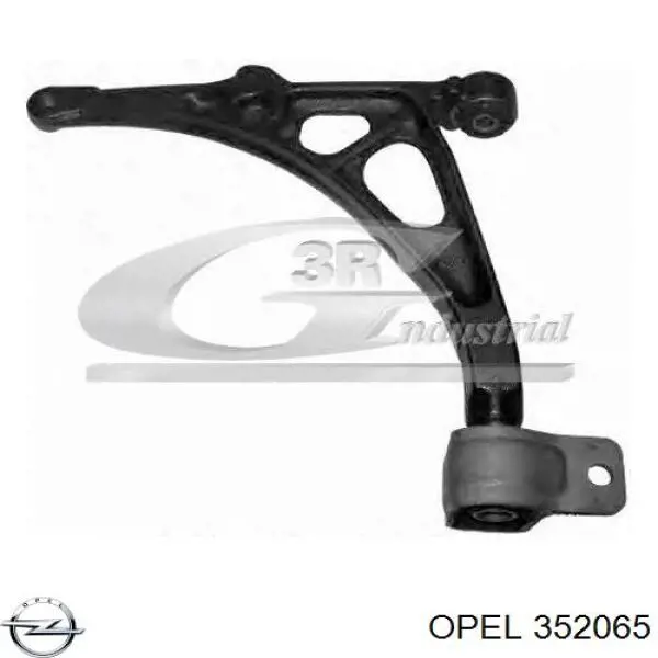 352065 Opel barra oscilante, suspensión de ruedas delantera, inferior derecha