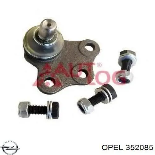 352085 Opel rótula de suspensión inferior izquierda