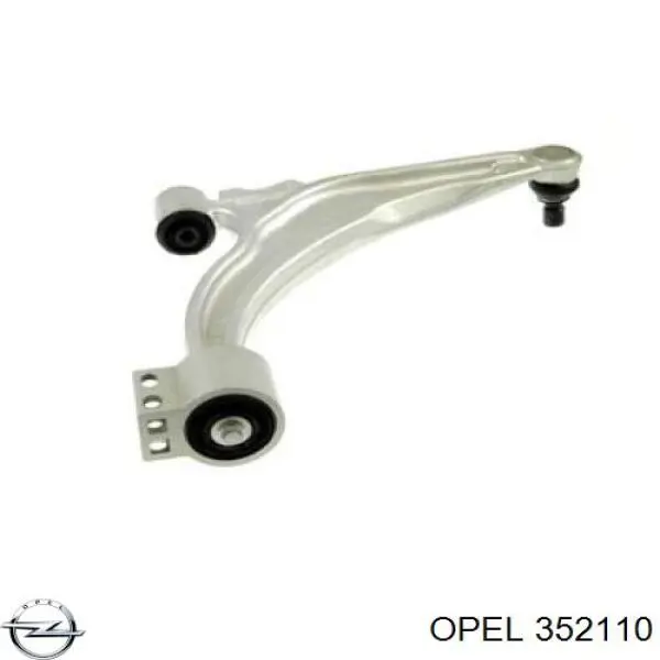 352110 Opel barra oscilante, suspensión de ruedas delantera, inferior izquierda
