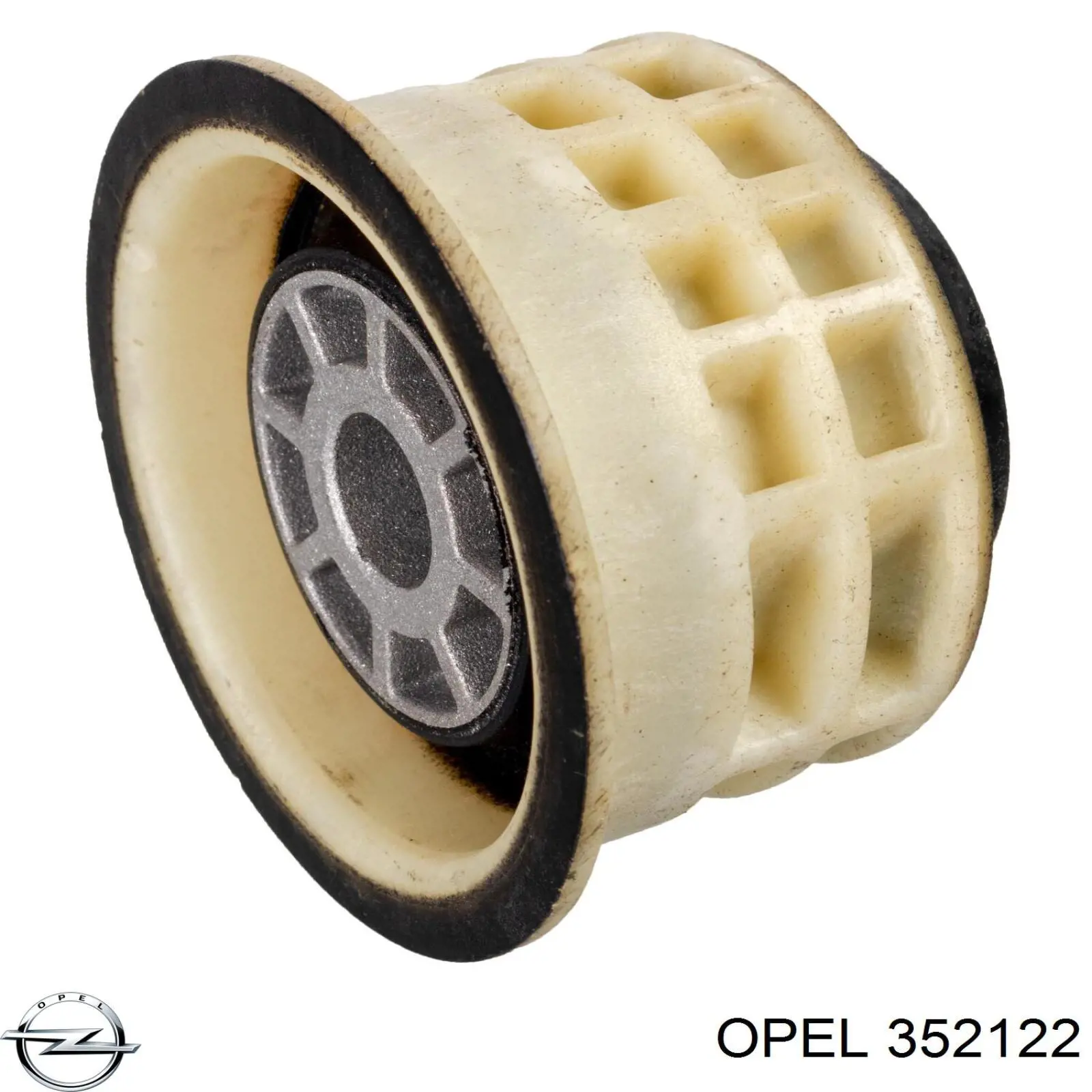 352122 Opel bloqueo silencioso (almohada De La Viga Delantera (Bastidor Auxiliar))