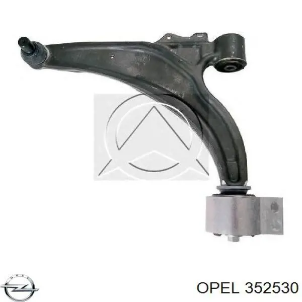 352530 Opel barra oscilante, suspensión de ruedas delantera, inferior izquierda
