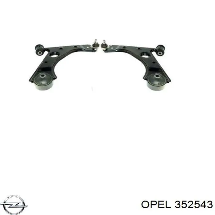 Comprar 352543 Opel Brazo inferior derecho de la suspensión delantera