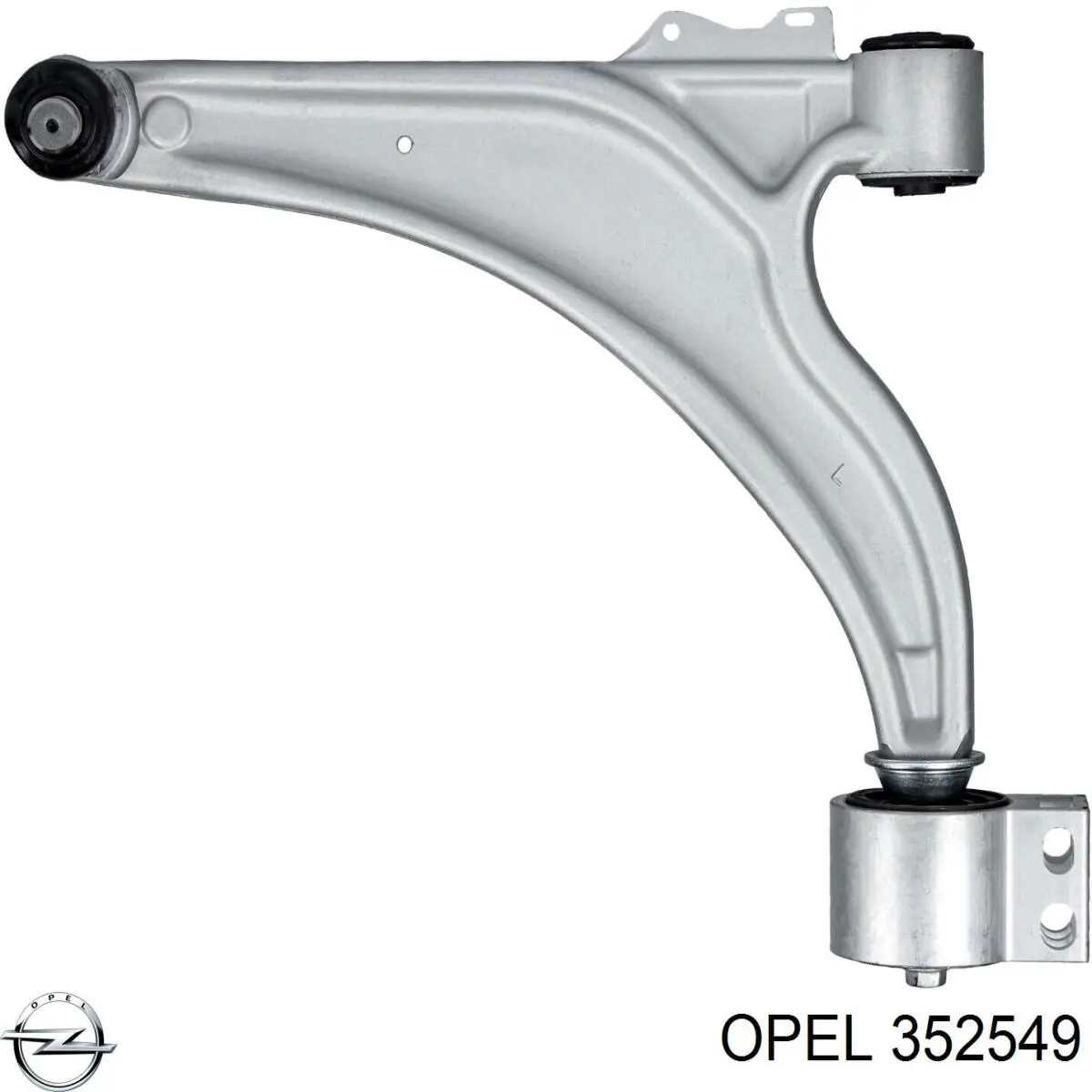 352549 Opel barra oscilante, suspensión de ruedas delantera, inferior izquierda