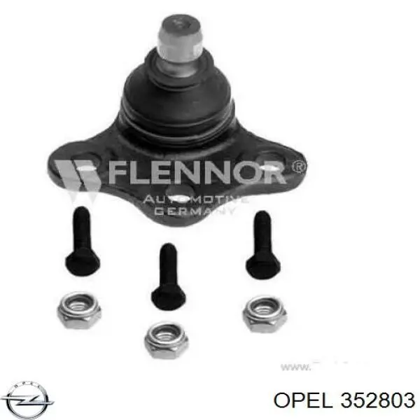 Rótula inferior de suspensión Opel 352803 precio, desde 17,70 EUR