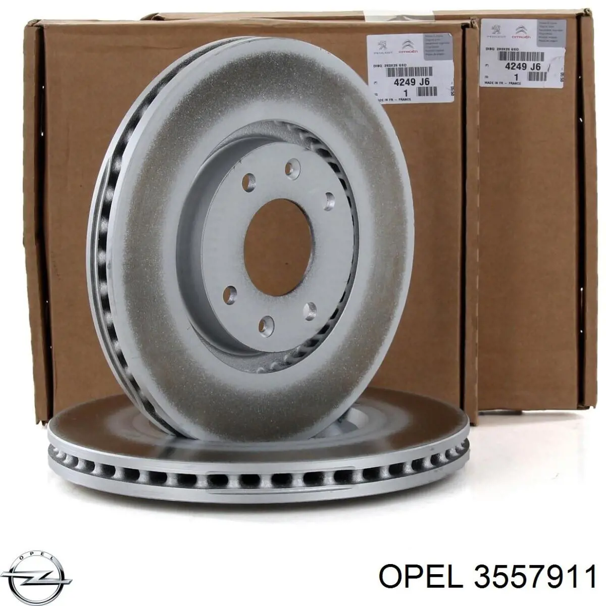 Freno de disco delantero Citroen C4 UD