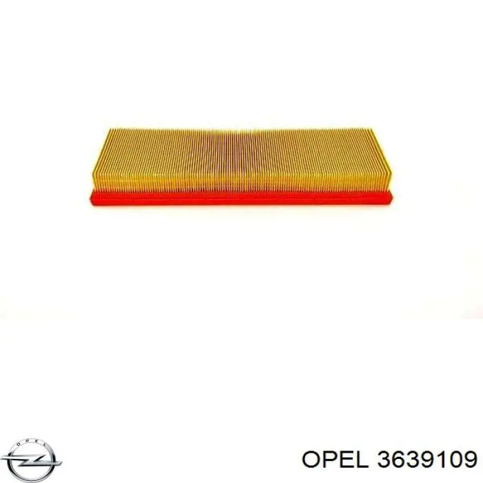 3639109 Opel filtro de aire