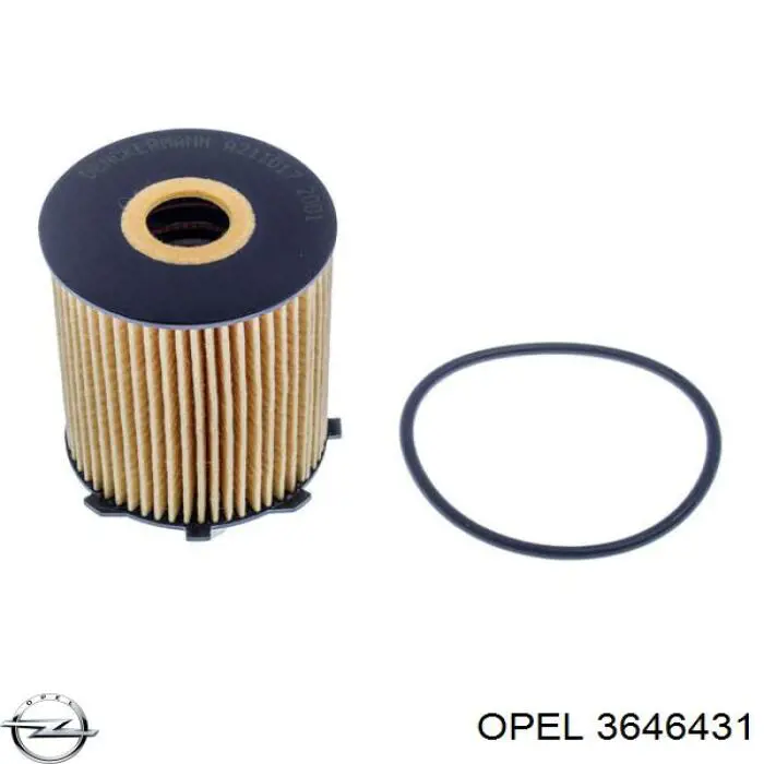 3646431 Opel filtro de aceite