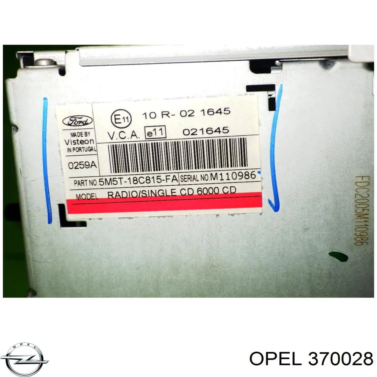 Opel 370028 precio, desde 2,00 EUR