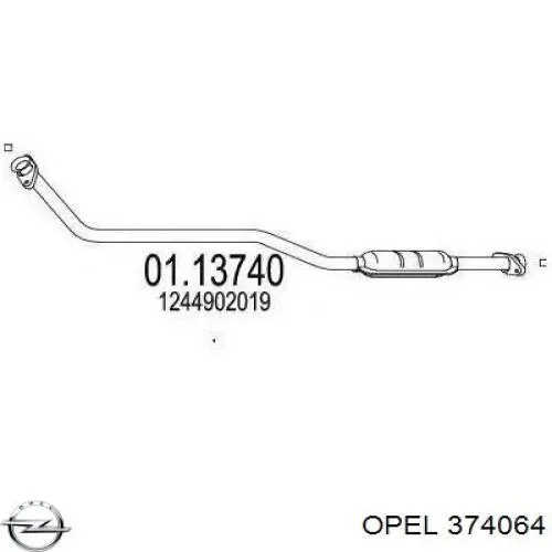Árbol de transmisión delantero izquierdo para Opel Kadett (33, 34, 43, 44)