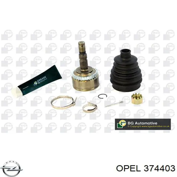 Junta homocinética exterior delantera Opel 374403 precio, desde 49,84 EUR