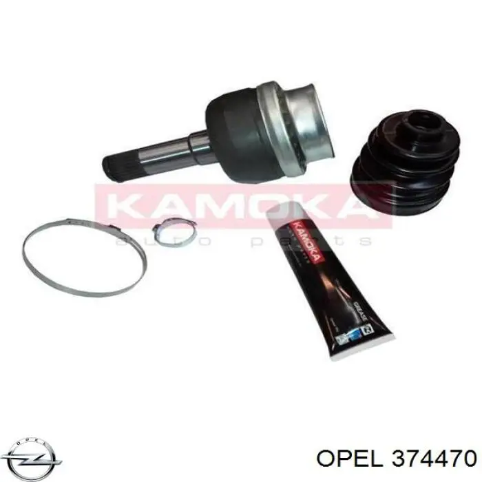 Semieje delantero 374537 Opel