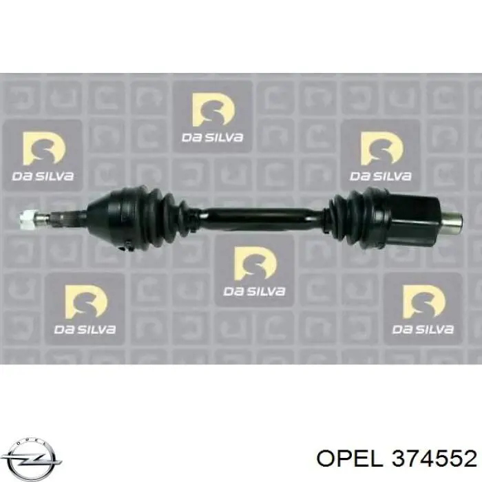 Semieje delantero derecho Opel 374552 precio, desde 94,10 EUR