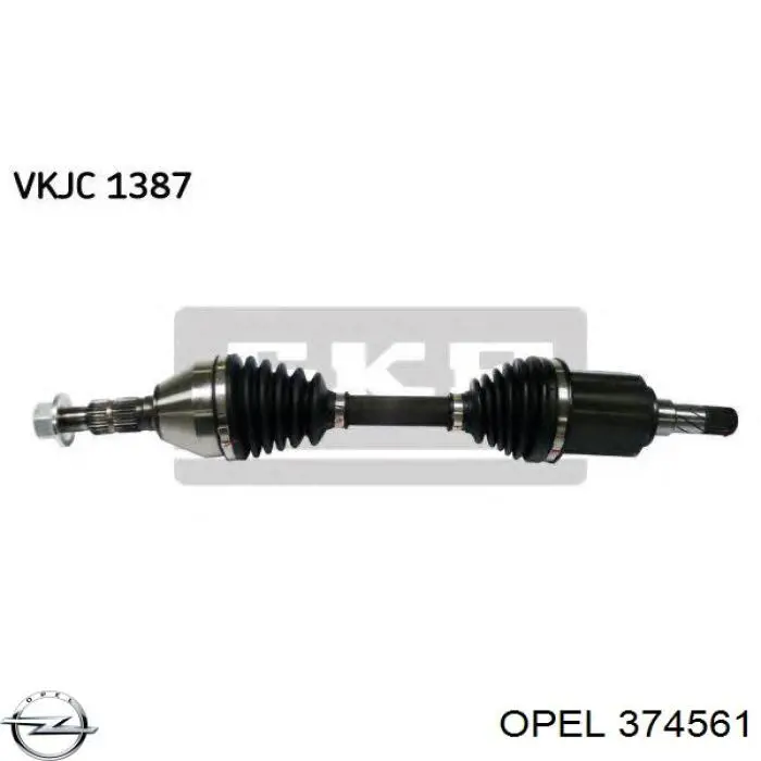 Comprar 374561 Opel Semieje delantero izquierdo
