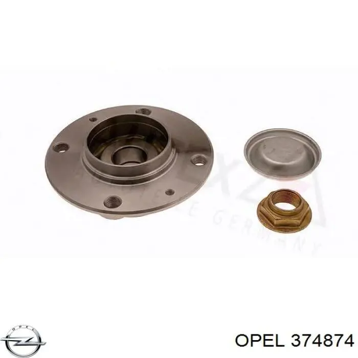 374874 Opel semieje de transmisión intermedio