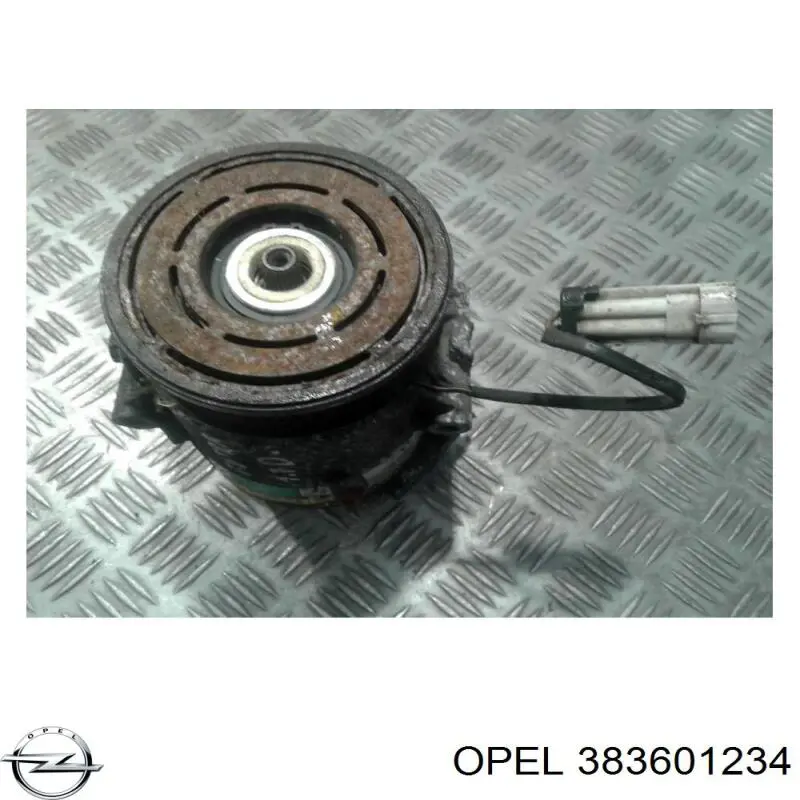 Compresor de aire acondicionado 383601234 Opel