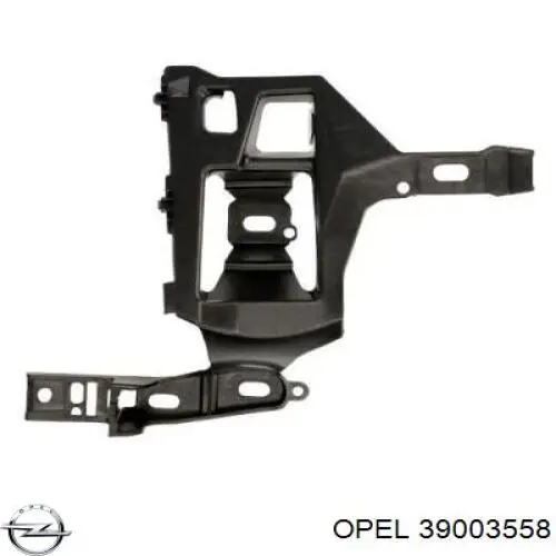 Soporte de parachoques delantero izquierdo 39003558 Opel