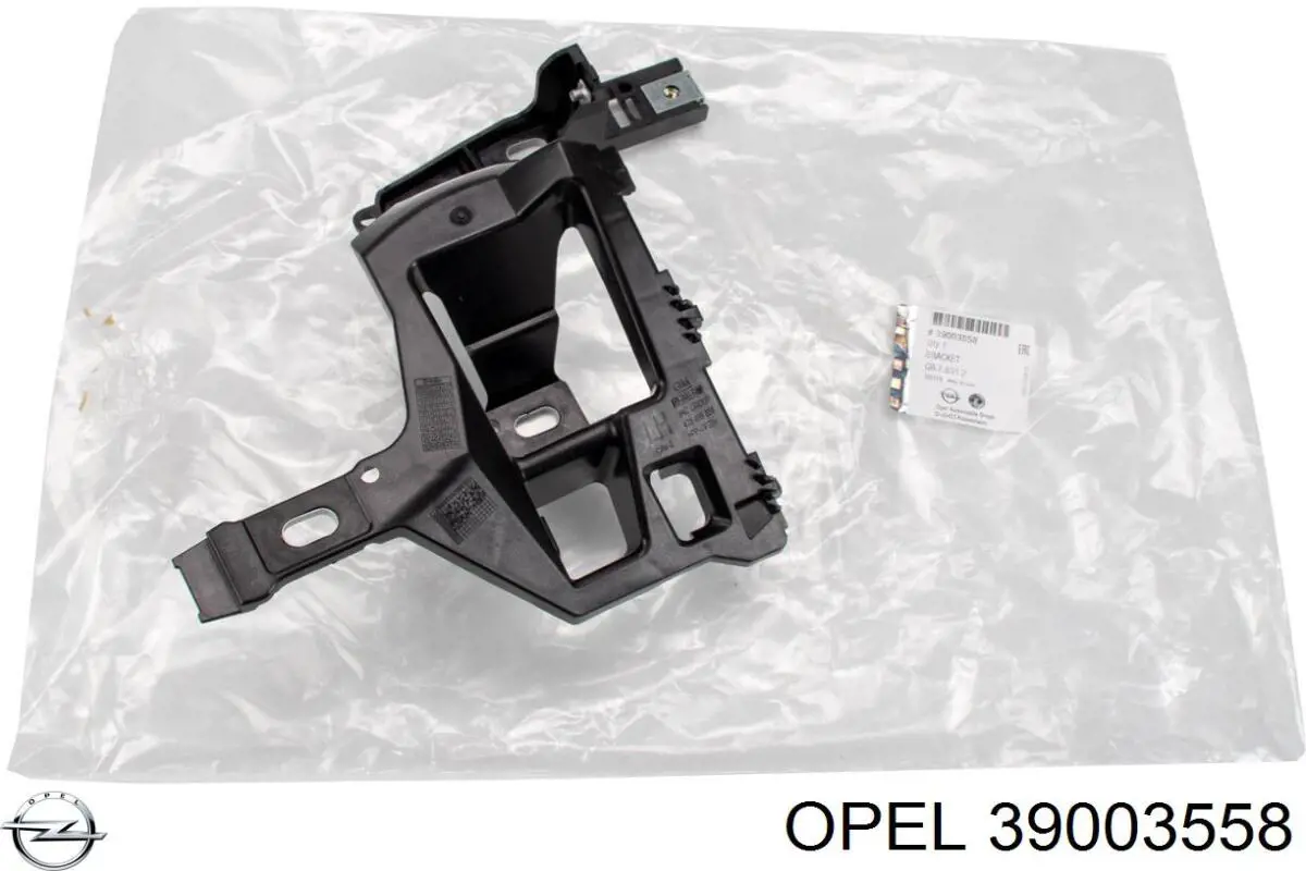 Comprar 39003558 Opel Soporte de parachoques delantero izquierdo