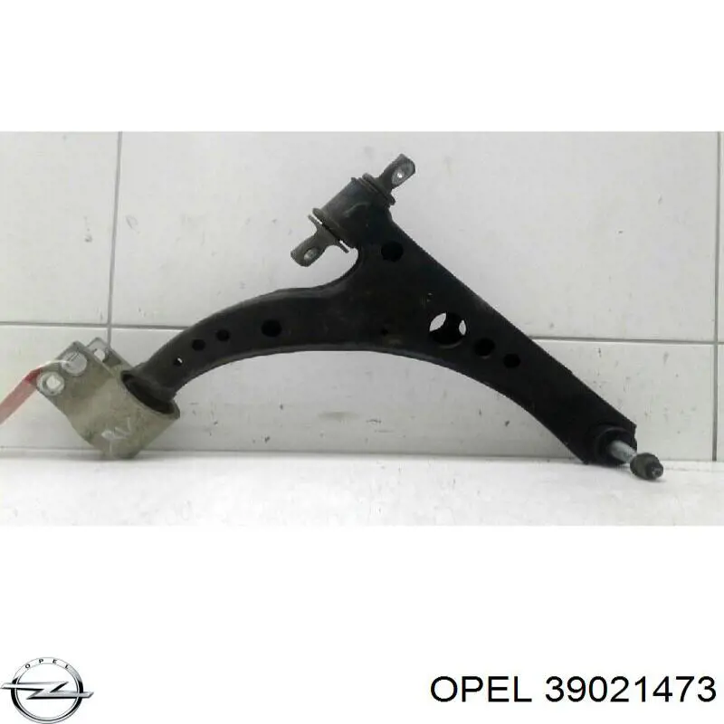 39021473 Opel barra oscilante, suspensión de ruedas delantera, inferior derecha
