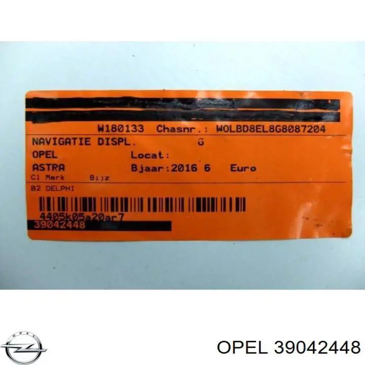  Opel 39042448 precio, desde 486,42 EUR