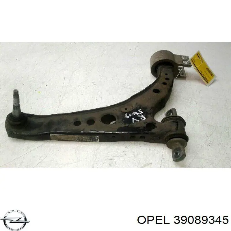 39089345 Opel barra oscilante, suspensión de ruedas delantera, inferior derecha