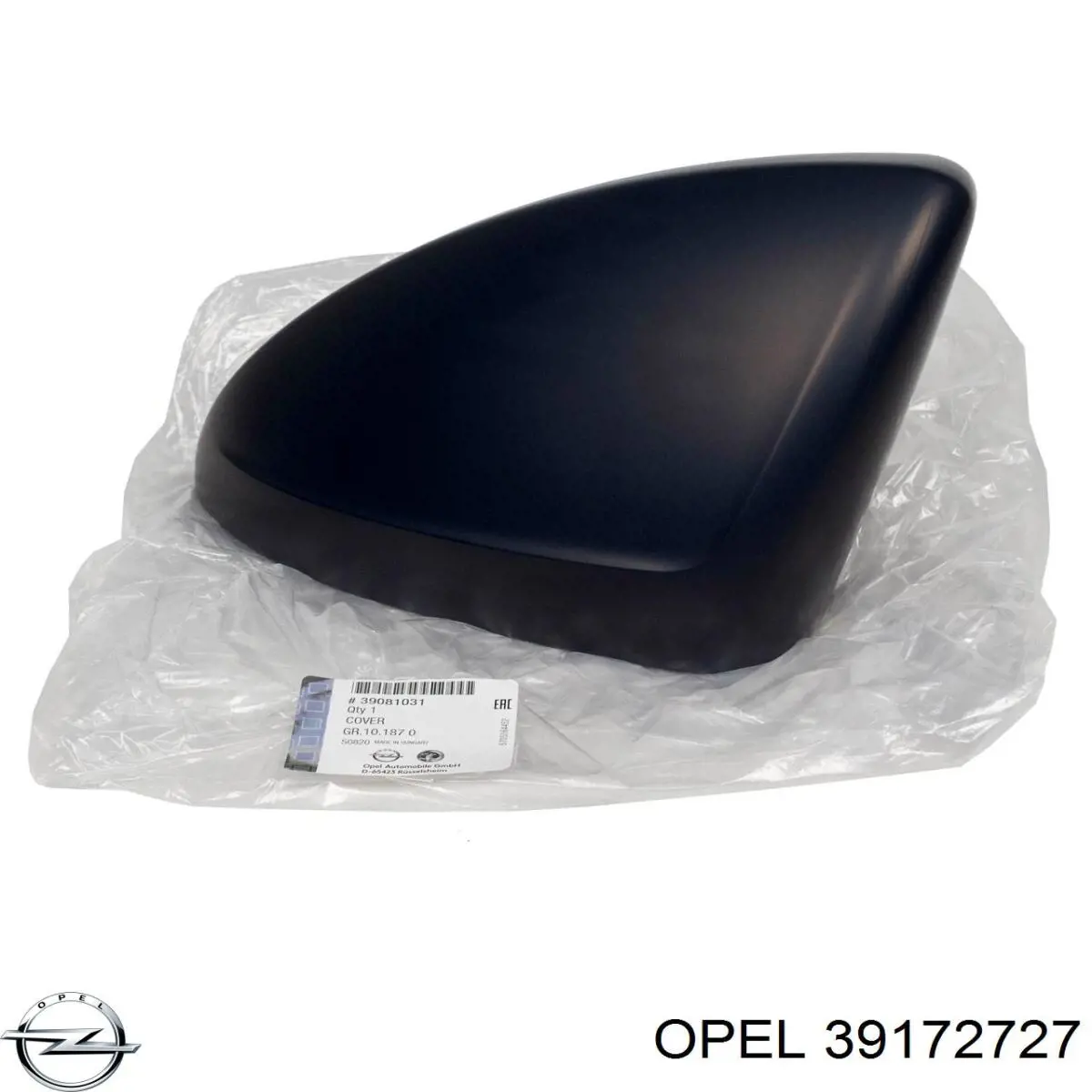 Comprar 13396526 Opel Cristal de espejo retrovisor exterior izquierdo