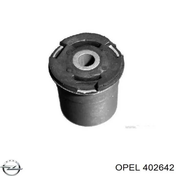 402642 Opel suspensión, cuerpo del eje trasero