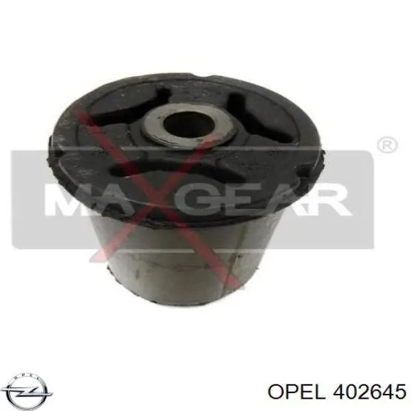 402645 Opel suspensión, cuerpo del eje trasero