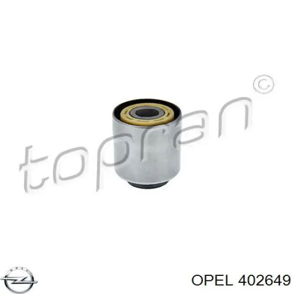 402649 Opel suspensión, cuerpo del eje trasero