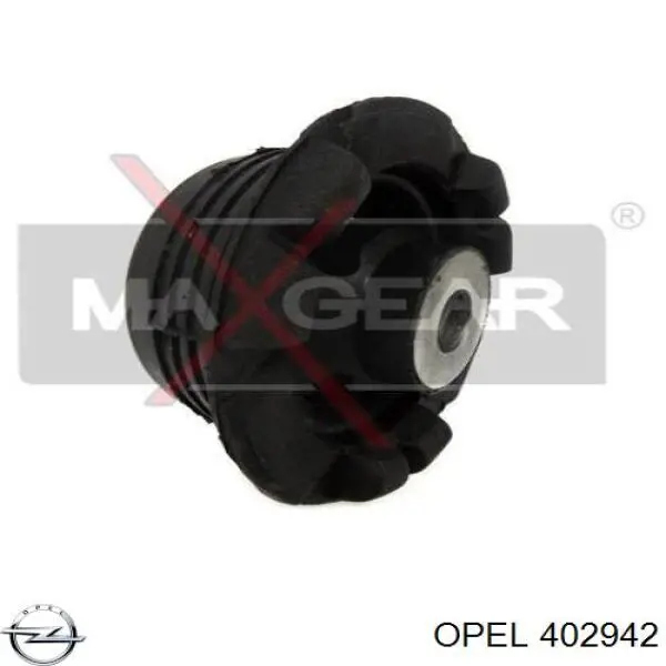 402942 Opel suspensión, cuerpo del eje trasero