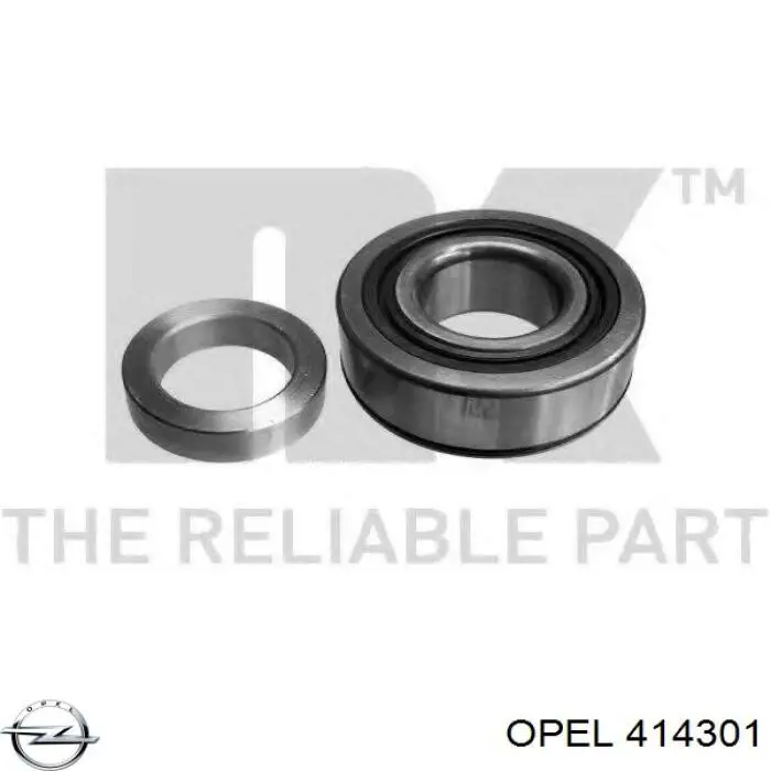 Cojinete de rueda trasero Opel 414301