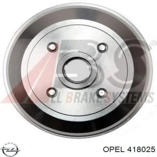 418025 Opel freno de tambor trasero