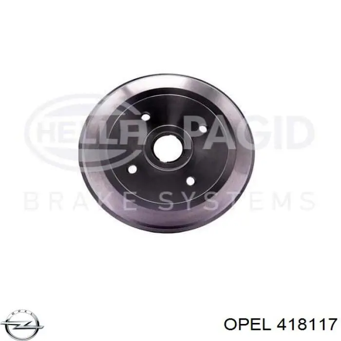 Tambor de freno trasero Opel 418117 precio, desde 37,96 EUR