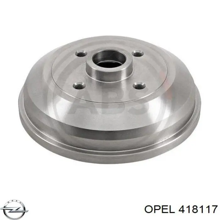 418117 Opel freno de tambor trasero