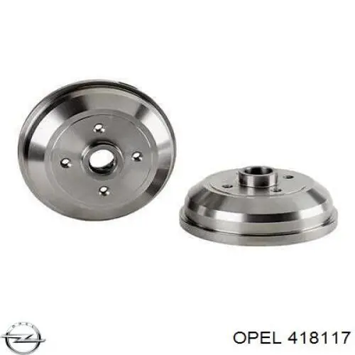 Comprar 418117 Opel Tambor de freno trasero