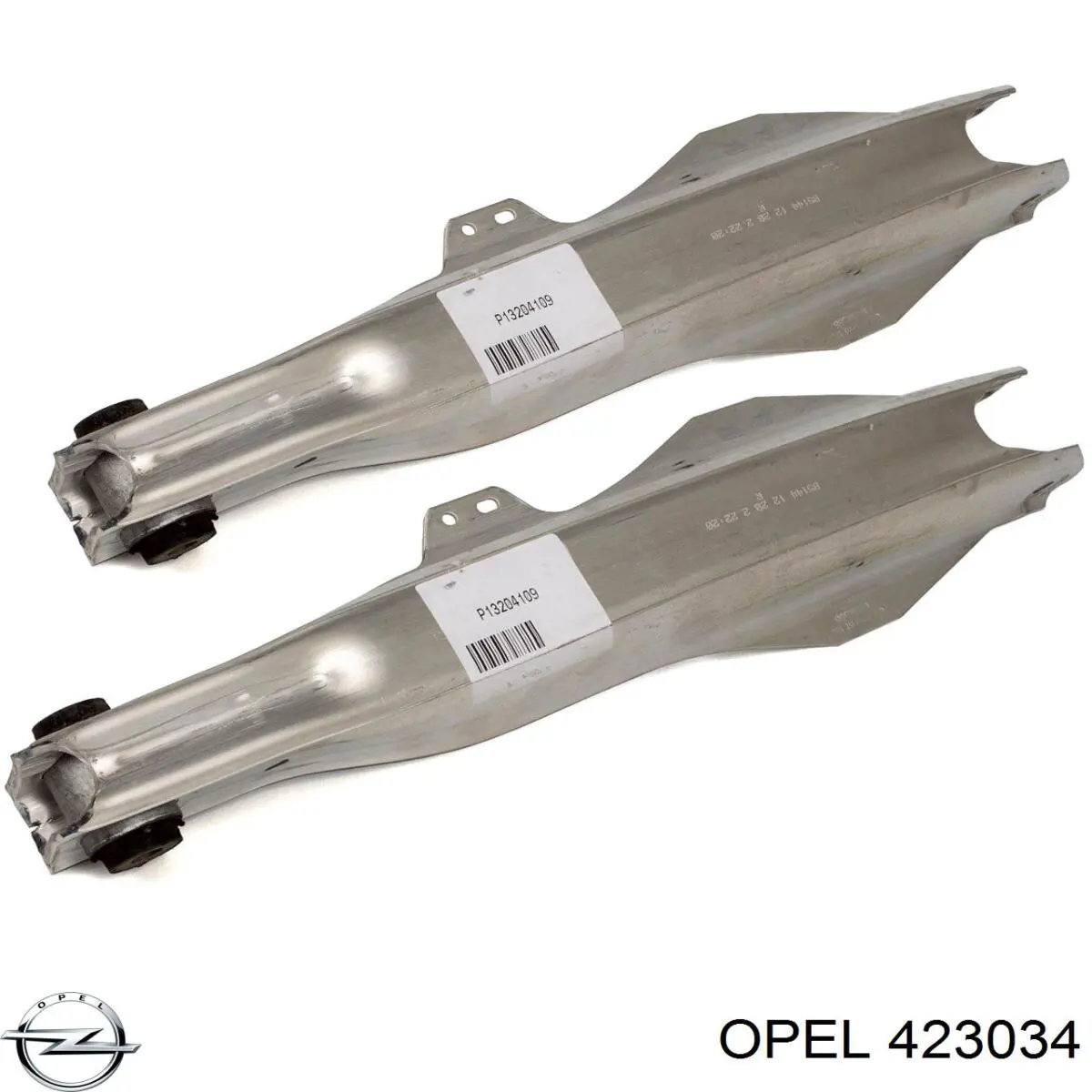 423034 Opel brazo de suspension trasera