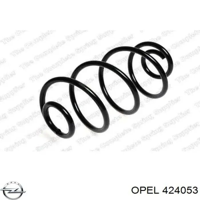 424053 Opel muelle de suspensión eje trasero