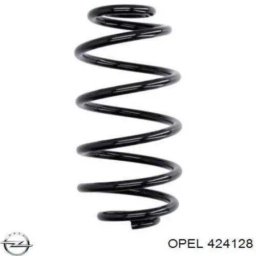 424128 Opel muelle de suspensión eje trasero