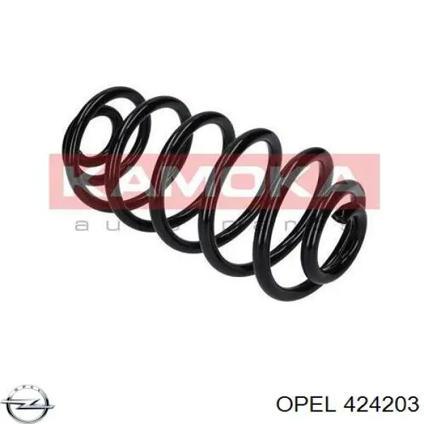 424203 Opel Muelle trasero